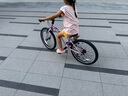 京東京造光羽鋁合金超輕兒童自行車6-12歲青少年山地車男女孩20寸冰莓粉 曬單實(shí)拍圖
