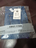 獅子聰獅子聰 牛仔褲女小腳九分褲2025春夏新款韓版緊身小腳長褲 716中藍(lán)色長褲單褲 28 曬單實(shí)拍圖