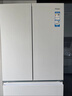 Haier/山茶花系列485升超薄零距離自由嵌入全空間保鮮風(fēng)冷無(wú)霜一級(jí)變頻多門(mén)家用大容量電冰箱法式四開(kāi)門(mén) BCD-485WGHFD1BWLU1 曬單實(shí)拍圖