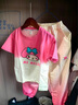 迪士尼女童套裝衣服庫洛米短袖褲子夏裝2025新款寶寶洋氣兒童夏季兩件套 品牌粉色速干套裝 110 曬單實拍圖