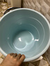 福愛(ài)家加大30L水桶提水桶塑料桶儲(chǔ)水桶洗澡桶拖把桶洗車(chē)桶洗腳泡腳桶 曬單實(shí)拍圖
