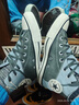 匡威（Converse）匡威AII Star新款燈芯絨拼色拼接男女情侶高幫復古帆布鞋/A04326C 灰藍色高幫A04326C 36 (225mm) 曬單實(shí)拍圖
