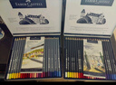 輝柏嘉（Faber-castell）水溶性彩鉛筆36色專業(yè)手繪美術(shù)生專用藍(lán)鐵盒彩色鉛筆Goldfaber Aqua系列114636美術(shù)生專用寫生 曬單實(shí)拍圖