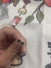 伊燦S925銀針黑色方形小耳釘養耳洞睡覺(jué)免摘耳環(huán)小巧時(shí)尚精致氣質(zhì)耳飾 S925銀針黑色方形耳釘 曬單實(shí)拍圖