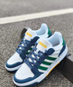 adidas ENTRAP美式校園風(fēng)運(yùn)動(dòng)板鞋少年感復(fù)古籃球鞋男女阿迪達(dá)斯 白色/綠色/藍(lán)色   43 曬單實(shí)拍圖
