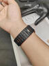 表帶哥適用蘋(píng)果手表表帶apple watch s10/9/8/7/6/11/se/Ultra2/1/3/運動(dòng)硅膠iwatch磁吸夏季透氣黑橙 曬單實(shí)拍圖