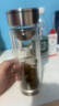 富光抗菌玻璃杯雙層高硼硅泡茶杯子茶水分離杯水杯男教師禮物京東限定 曬單實(shí)拍圖