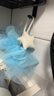 英氏（YEEHOO）嬰兒洗澡海綿天然魔芋撲撲綿兒童洗臉搓澡神器新生寶寶沐浴擦 曬單實拍圖