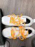 美津濃（MIZUNO）特價(jià)斷碼清倉排球鞋專業(yè)高端比賽運(yùn)動(dòng)鞋室內(nèi)外羽毛球鞋MMT 白橘黑 WAVE MOMENTUM 2 38.5 =245mm 曬單實(shí)拍圖