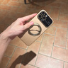 金恒適用于蘋果16promax手機殼鏡頭全包秒變17保護套iphone16pro超薄magsafe磁吸大視窗帶旋轉(zhuǎn)支架外殼 【沙漠金】360°旋轉(zhuǎn)支架 iPhone 16 Pro Max 曬單實拍圖