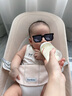 BabyBjorn瑞典原裝進(jìn)口平衡柔軟透氣網(wǎng)眼兒嬰幼兒兒童寶寶哄睡安撫椅 珍珠粉 / 白色 網(wǎng)眼 曬單實(shí)拍圖
