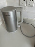 美的（Midea）電熱水壺燒水壺 316L食品級不銹鋼內膽 1500W功率0涂層電水壺 內外雙鋼 1.7L大容量MK-SHM1730-PRO 曬單實(shí)拍圖