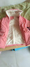 予彼 女童羽絨服中長(cháng)款修身2024棉服秋冬裝加厚羊羔毛外中大童洋氣派 140cm 米白色 加絨加厚 曬單實(shí)拍圖