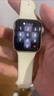 Apple/蘋(píng)果 Watch SE 智能手表GPS款40毫米星光色鋁金屬表殼星光色運動(dòng)型表帶S/M MXF43CH/B 曬單實(shí)拍圖