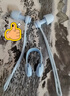李寧（LI-NING）專業(yè)游泳耳塞鼻夾柔軟舒適中防水耳炎洗澡學游泳裝備 0017 天羽藍 曬單實拍圖