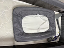 ANGI BABY嬰兒床拼接床多功能折疊床可拼接大床寶寶搖搖床可移動(dòng)哄睡神器 【深灰色】蚊帳+尿布臺+搖桿 嬰兒床拼接床新生兒禮物哄娃神器 曬單實(shí)拍圖