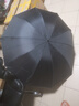 馬圖騰 雨傘大號雙人傘十骨雨傘包邊商務(wù)傘折疊晴雨兩用傘 碰擊布 黑色（包邊） 10骨 23寸*10K 曬單實(shí)拍圖