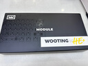 Wooting鍵盤60he+ 80HE 滿改 磁軸鍵盤鏤空側(cè)刻漫改客制化磁玉軸電競游戲 60HE+滿改【白水晶鏤空殼】 有線連接 61鍵 曬單實拍圖