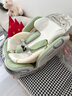 Prigel 兒童安全座椅舒安pro嬰兒車(chē)載寶寶0-12歲汽車(chē)用新生嬰幼兒可坐躺 舒安pro 奶油青提（支撐腿） 曬單實(shí)拍圖