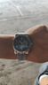 自動(dòng)機芯指針式高檔商務(wù)休閑夜光防水手表男款鏤空非機械表 【日歷款】鋼帶黑面 曬單實(shí)拍圖