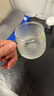 京東京造 玻璃杯 耐熱泡茶水杯子錘紋涼水咖啡杯300ml*2 曬單實(shí)拍圖