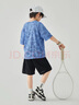 多多家男童夏季網(wǎng)眼套裝兒童透氣T恤舒爽運動(dòng)短褲迷彩戶(hù)外中大童兩件套 曬單實(shí)拍圖
