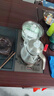 容聲（RONGSHENG）全自動(dòng)上水電熱水壺泡茶專(zhuān)用茶臺(tái)燒水壺?zé)蟛杩販匾惑w機(jī)功夫茶具套裝316不銹鋼電熱水壺?zé)?0.8L 316鋼|高低水位感應(yīng)(37*20咖 曬單實(shí)拍圖