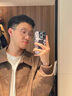 PU皮美式復古鉚釘夾克男春秋款翻領(lǐng)棒球服美拉德情侶皮衣外套 W507棕色 【特價(jià)撿漏】 XL 【升級版】 曬單實(shí)拍圖