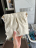 CHARLES&KEITH迷你菱格流浪包單肩斜挎雙肩包包女包生日七夕禮物CK2-60782390 Cream奶白色 S 曬單實(shí)拍圖