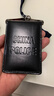 新款掛脖卡套真皮折疊證件套公職磁吸卡套 磁吸證件套+合金卡托+印字掛繩 曬單實(shí)拍圖