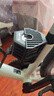 西騎者（WestBiking）自行車(chē)鎖防盜電動(dòng)摩托車(chē)鎖便攜折疊鎖山地車(chē)鎖 黑色【帶鎖架】 曬單實(shí)拍圖