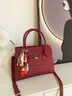 愛(ài)情海包包女包牛皮斜挎手提紅色婚包大容量生日禮物高級感送女友老婆 曬單實(shí)拍圖