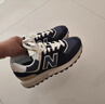 NEW BALANCE NB574LG系列男鞋女鞋拼接運動(dòng)百搭休閑鞋 U574LGBB 藏青色 41.5 (腳長(cháng)26cm) 曬單實(shí)拍圖