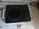 美的（Midea）家用電陶爐炒菜電陶爐家用煮茶爐旋控2200W大功率電磁爐/電陶爐智能定時(shí)雙環(huán)控火防水圍爐煮茶器 【200mm雙環(huán)加熱】自由調節火力 曬單實(shí)拍圖