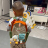 SHUKIKU樂兜兜兒童公仔雙肩包幼兒園書包小學生防潑水背包 番茄奶黃 S+ 曬單實拍圖