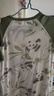 威爾貝魯（WELLBER）嬰兒睡袋寶寶竹棉紗布短袖睡衣男女童夏季家居睡裙 林間熊貓100cm 曬單實(shí)拍圖