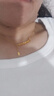 中國黃金（CHINA GOLD）黃金項鏈女足金999碎碎金五帝錢(qián)幣招財套鏈送女友送老婆生日禮物 碎碎金項鏈_約8.7g 曬單實(shí)拍圖