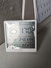 京東京造智能溫濕度計室內時鐘wifi天氣智聯家用數顯電子可貼可立 曬單實拍圖