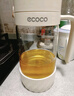 ecoco意可可玻璃油壺廚房家用不掛油油容器油罐醬油醋調(diào)料瓶防漏油瓶E24168黃 曬單實拍圖