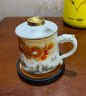 蘇氏陶瓷（SUSHI CERAMICS）素燒羊脂玉瓷龍行大運辦公杯 國家一級技師王文克老師作品 J1002 曬單實(shí)拍圖
