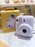 富士（FUJIFILM）立拍立得mini12 mini11/7/9升級款 相紙一次成像相機拍照七夕禮物 Mini12 鳶尾紫（現(xiàn)貨） 官方標(biāo)配 曬單實拍圖
