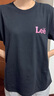 LEESRTROI潮牌聯(lián)名重磅短袖t恤男女同款夏季新款純棉印花寬松夏天學(xué)生半袖 活性黑 L 約120-140斤可穿 曬單實(shí)拍圖