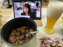 CLITON收腰啤酒杯家用玻璃水杯扎啤杯酒吧餐廳大容量697ml飲料果汁杯2支 曬單實(shí)拍圖