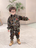 G.DUCKKIDS小黃鴨童裝兒童迷彩服套裝加絨加厚男童外套秋冬季學(xué)生軍訓(xùn)運(yùn)動(dòng)服 軍綠色迷彩套裝24579 110 建議4~5歲【100-110cm】 曬單實(shí)拍圖