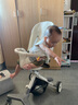 看寶貝（lookbaby）高景觀嬰兒車0-6歲用折疊可坐可躺嬰兒推車遛娃神器溜娃神器 森林綠|可坐可躺+折疊+禮包 曬單實拍圖