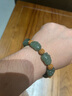 印象眸【新年禮物】和田玉手串男款貔貅玉手鏈轉運珠男士淺青玉手串 曬單實(shí)拍圖