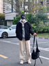 回力外套男春秋季戶(hù)外沖鋒衣休閑夾克男美式飛行衣服男裝黑色XL 曬單實(shí)拍圖