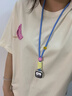 京川旭適用蘋果手表applewatch10表帶創(chuàng)意百搭彩色掛繩網(wǎng)紅掛脖新款夏日男女彩色傘繩設(shè)計掛脖帶吊墜QC 黃藍色【iwatch S10代】42mm 曬單實拍圖
