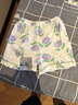 古今（GUJIN）春夏上新【100%純棉】睡衣女棉紗家居服可外穿睡褲清新大碼套裝L 曬單實拍圖