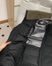 啄木鳥羽絨服男爸爸裝冬季羽絨外套中年男士加厚防寒服爺爺冬裝老人衣服 黑色【90%羽絨】 XL 180【建議126-140斤】 曬單實(shí)拍圖